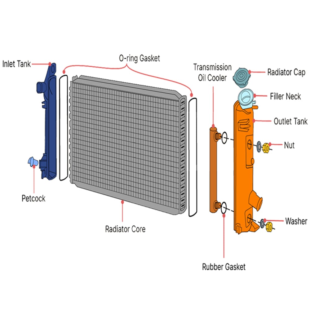 parts of a radiator